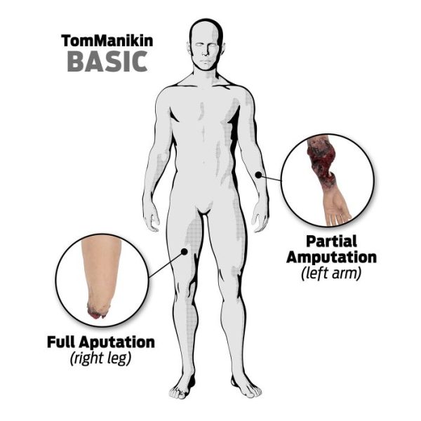 North American Rescue TOMManikin General Trauma Training Mannequin Cheap - Image 3