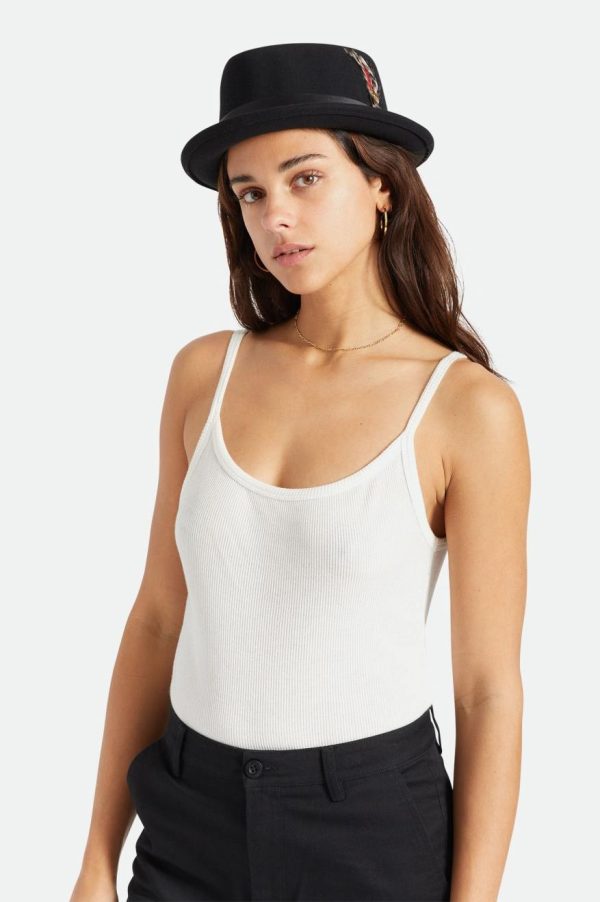 Gain Fedora - Black Hot on Sale - Image 3