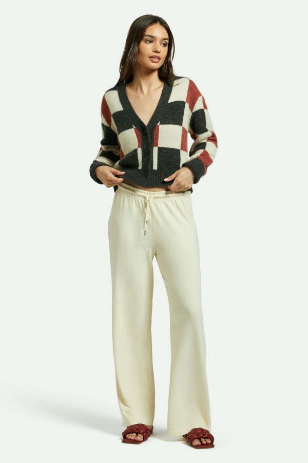 Carefree Organic Garment Dye Lounge Pant - White Smoke Hot on Sale