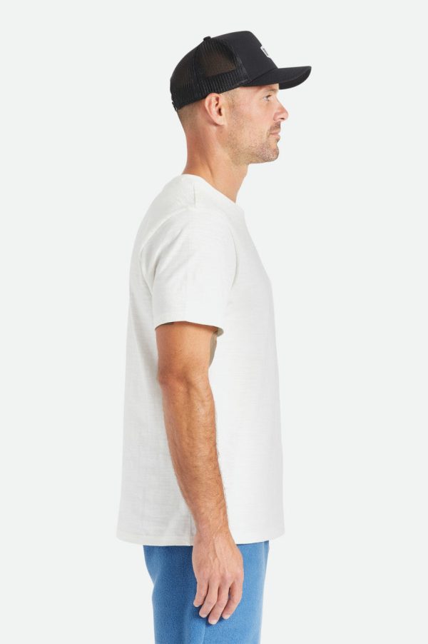 Basic Slub S S Pocket Tee - Off White Online now - Image 4