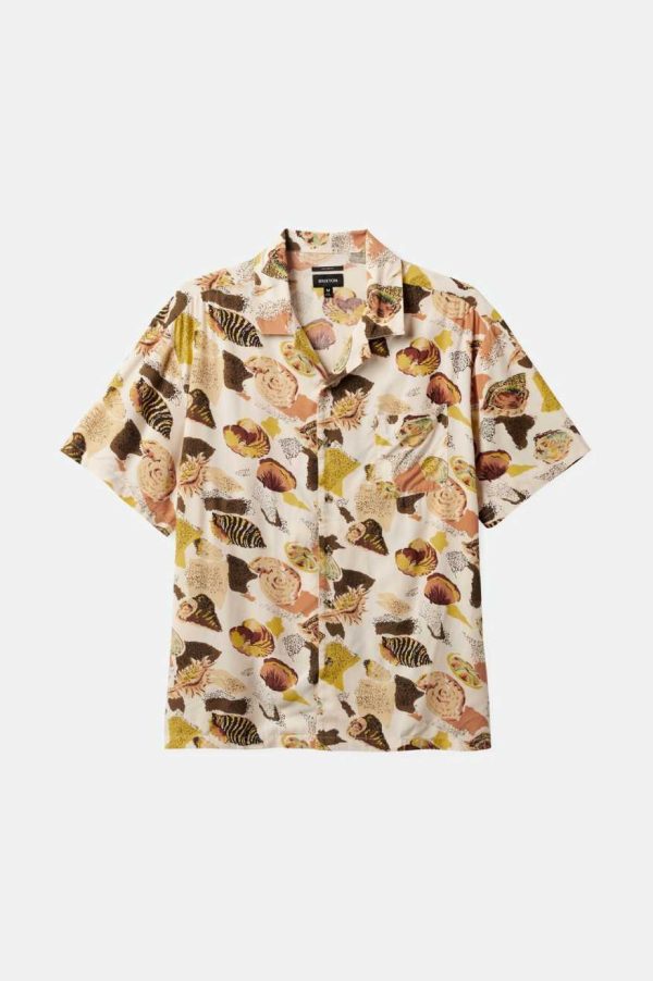 Bunker Reserve S S Camp Collar Woven Shirt - Multi Color Shell Online now