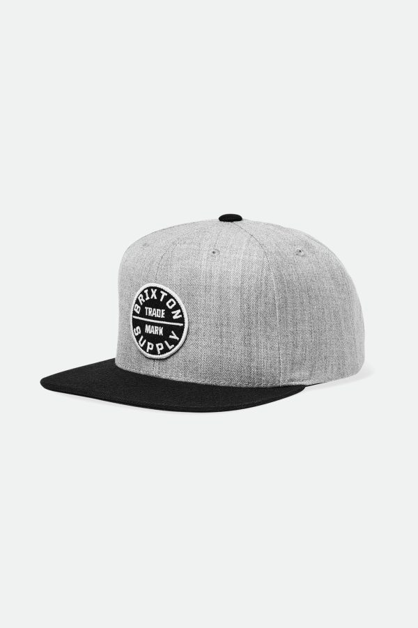 Oath III Snapback - Light Heather Grey Black on Sale
