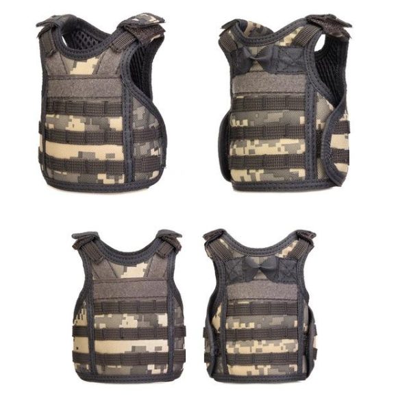 Tactical Mini MOLLE Vest Drink and Bottle Sleeve Cover Discount - Image 3