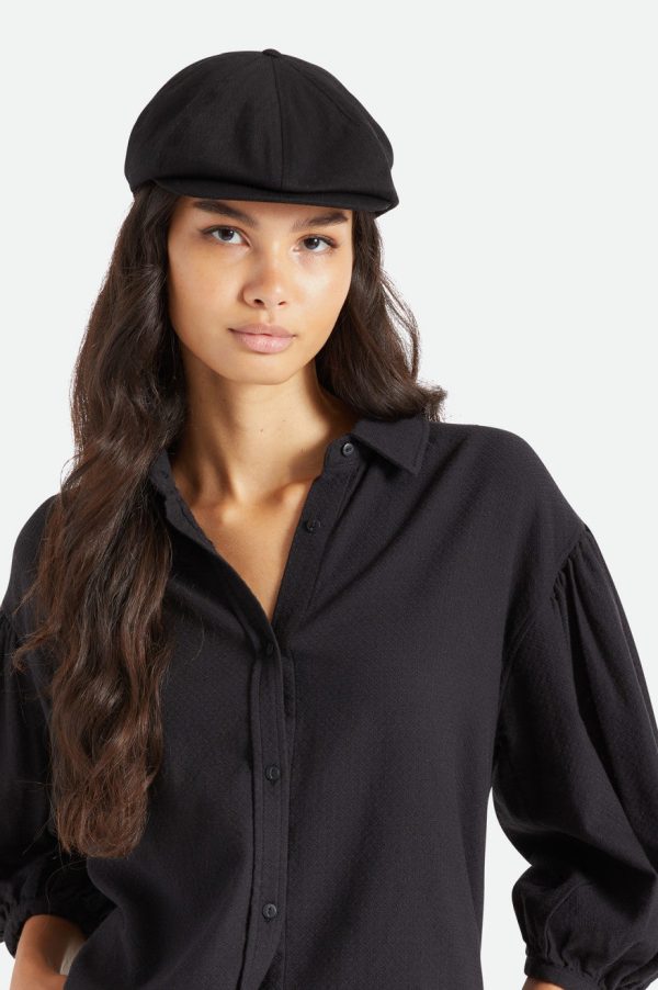 Brood Newsboy Cap - Black Online Sale - Image 5
