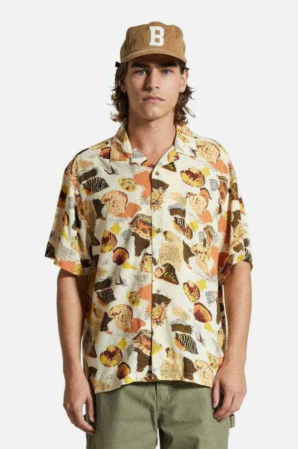 Bunker Reserve S S Camp Collar Woven Shirt - Multi Color Shell Online now - Image 5