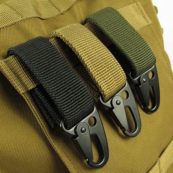 Military Strength Tactical Metal and Velcro Loop Carabiner Hot on Sale