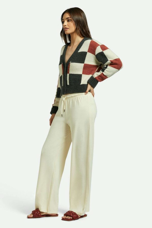 Carefree Organic Garment Dye Lounge Pant - White Smoke Hot on Sale - Image 3