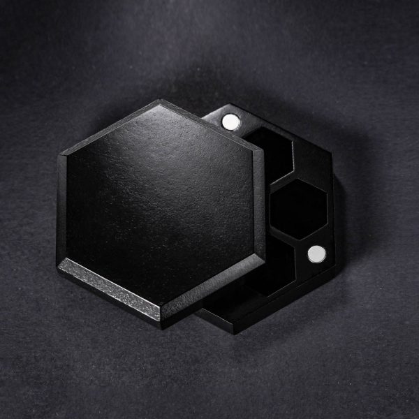 Black Wood Moth and Moon Phase Motif DnD D&D Dice Box Online Hot Sale - Image 3