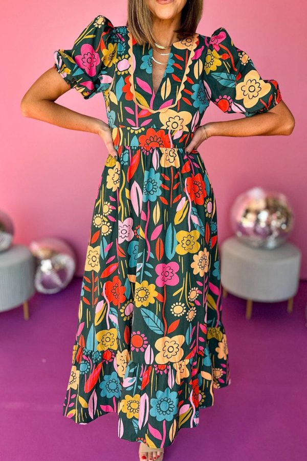 Milany Puff Sleeve Maxi Dress | DROPSHIP Fashion - Image 4
