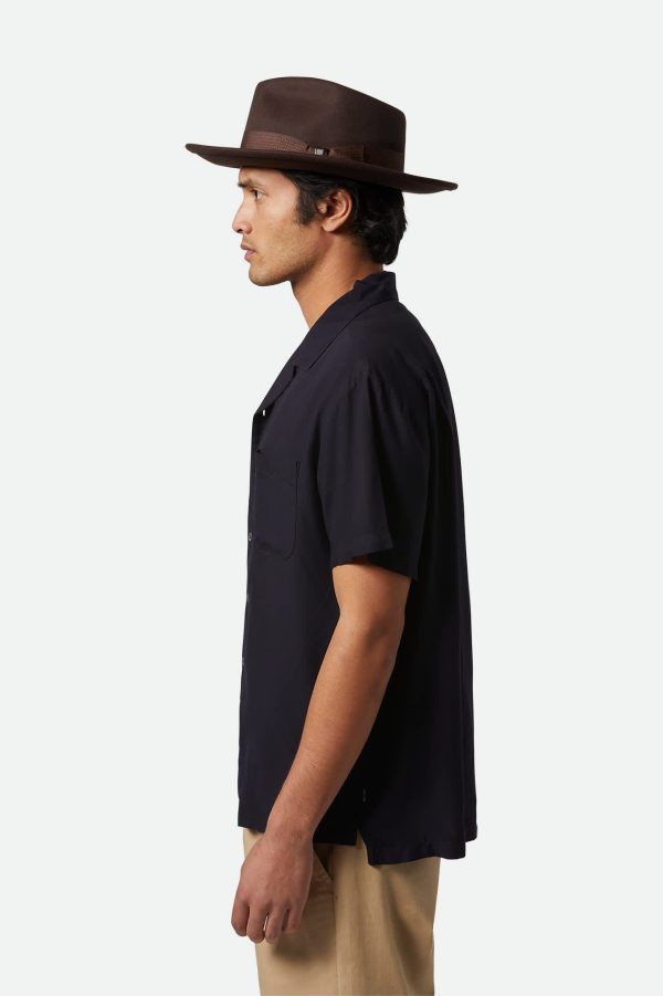 Swindle Convertabrim Fedora - Dark Brown Chocolate For Cheap - Image 3