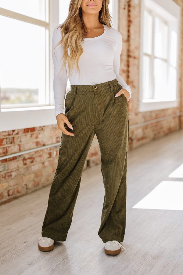 SALE - Bobbi Corduroy Trouser Pants Cheap - Image 4
