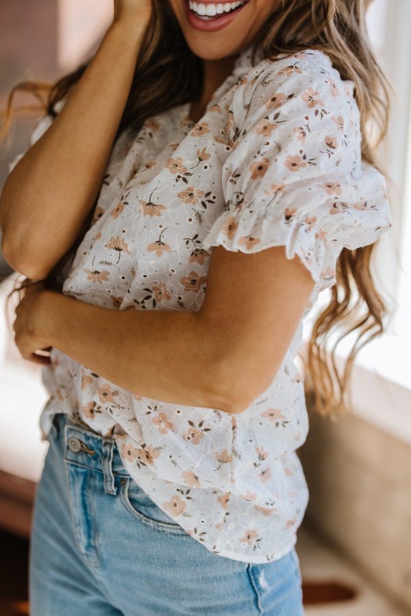Sparrow Floral Eyelet Blouse | DROPSHIP Cheap - Image 2