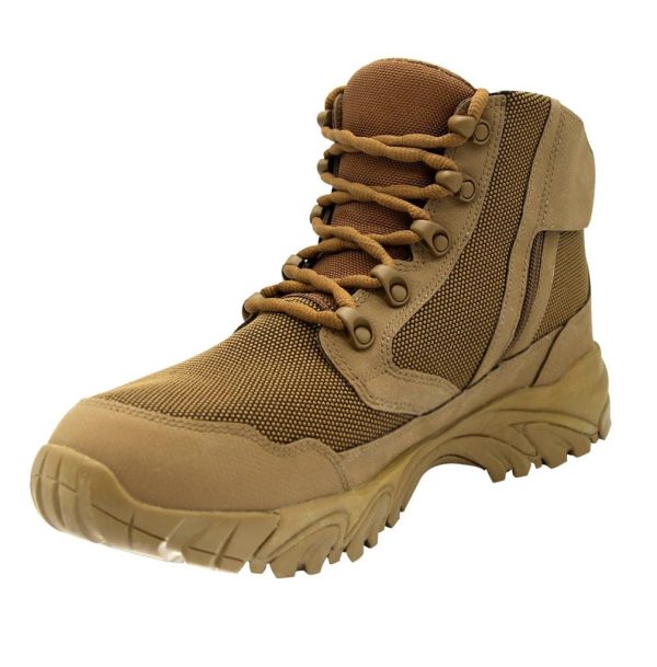 ALTAI Brown Hiking Waterproof Side Zip 6  Boots (MFH200-ZS) Fashion - Image 4
