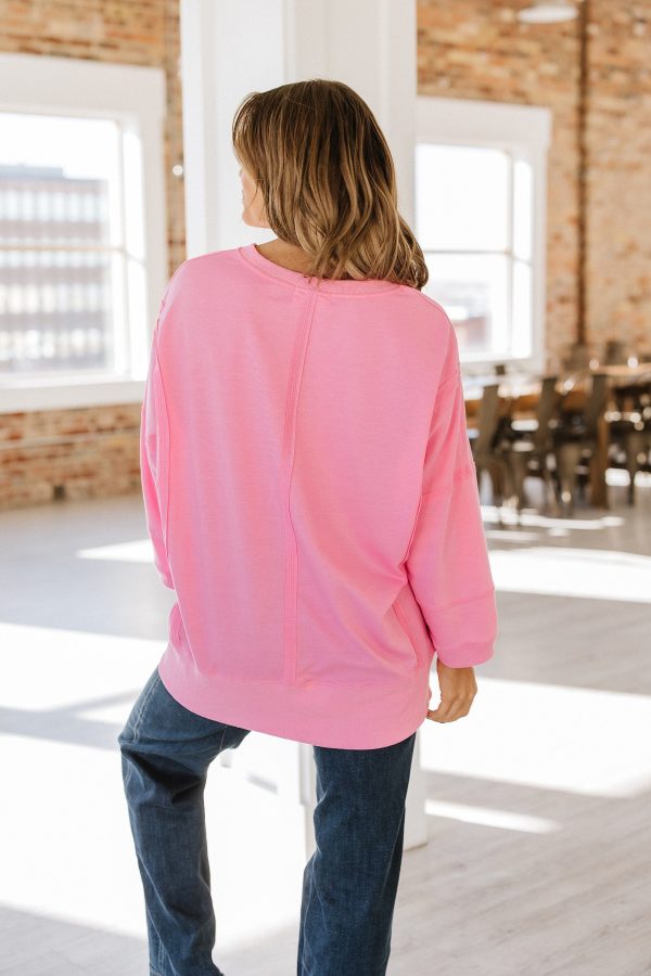 Everett V-Neck 3 4 Sleeve Tunic For Sale - Image 3