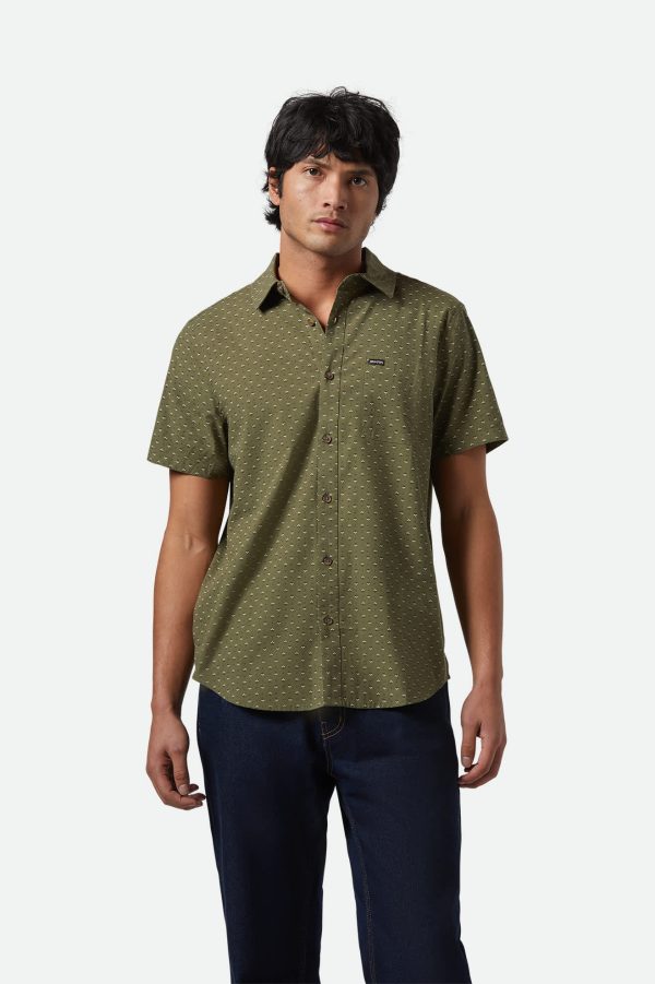Charter Print S S Shirt - Ivy Green Micro Floral For Cheap - Image 2
