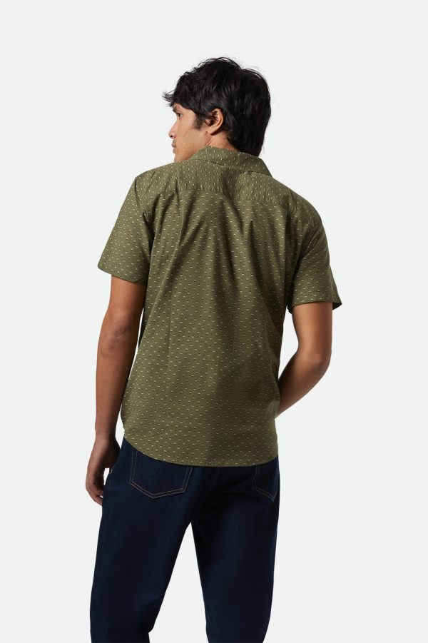 Charter Print S S Shirt - Ivy Green Micro Floral For Cheap - Image 4