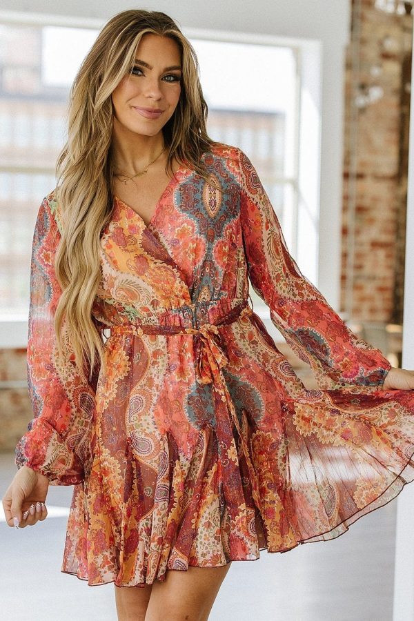 Ola Boho Long Sleeve Mini Dress | DROPSHIP For Cheap