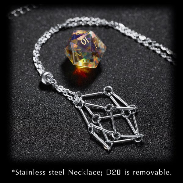 Cracks of Gold Resin DnD D&D Dice Set Online Hot Sale - Image 4