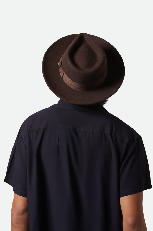 Swindle Convertabrim Fedora - Dark Brown Chocolate For Cheap - Image 4
