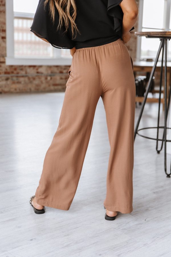 Heidi Drawstring Wide Leg Pant | DROPSHIP Online now - Image 4