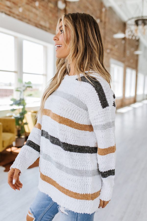 Mckinley Striped Popcorn Sweater | S-XL Online Hot Sale - Image 5