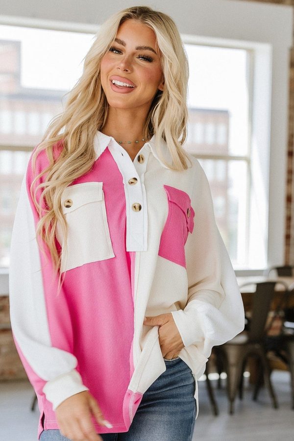 Milos Colorblock Oversized Henley | DROPSHIP Hot on Sale - Image 3