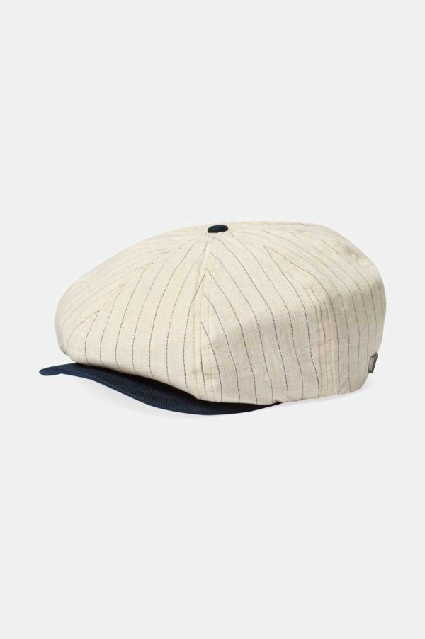 20th Anniversary Brood Newsboy Cap - Cream Navy For Sale