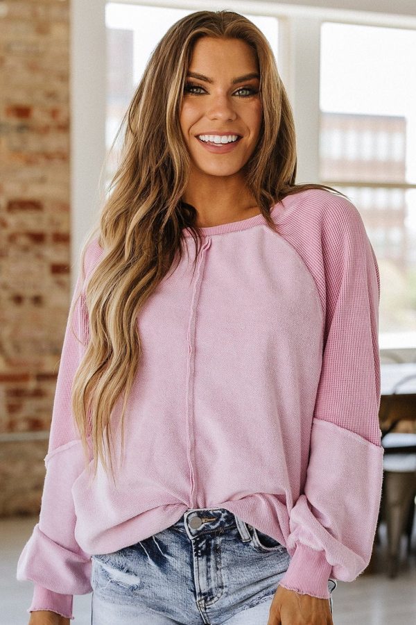 Max Exposed Seam Sweatshirt | DROPSHIP Sale - Image 4