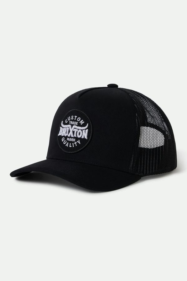 Gibson Netplus Trucker Hat - Black Black Online Hot Sale
