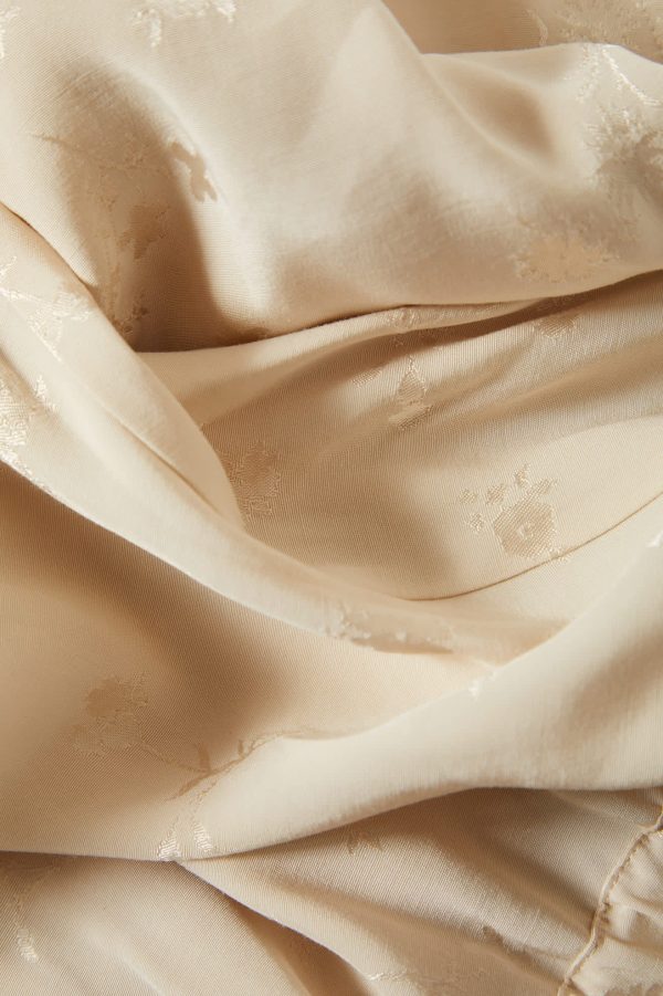 Silky Jacquard Short - Whitecap Floral Jacquard Online Hot Sale - Image 5