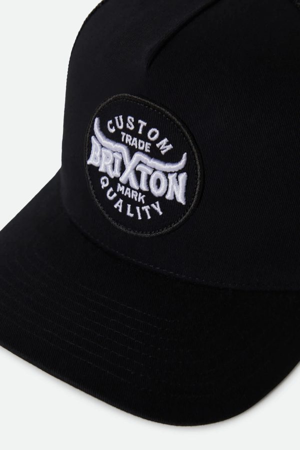Gibson Netplus Trucker Hat - Black Black Online Hot Sale - Image 3