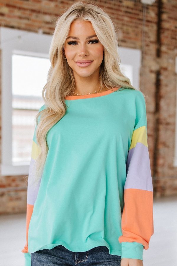 Maddy Color Block Tunic Hot on Sale