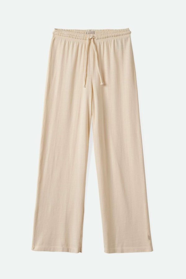 Carefree Organic Garment Dye Lounge Pant - White Smoke Hot on Sale - Image 2