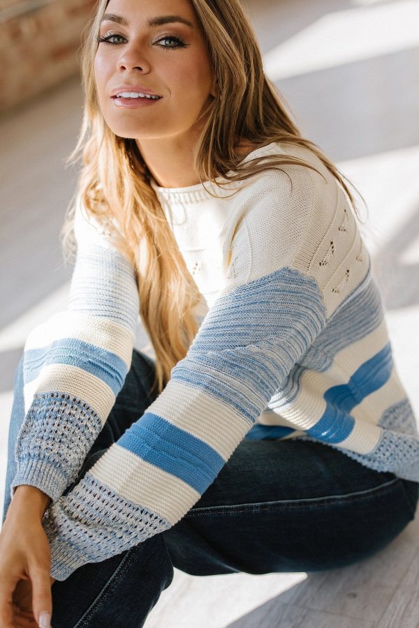 Carrie Hollow Puff Sleeve Sweater Discount - Image 2
