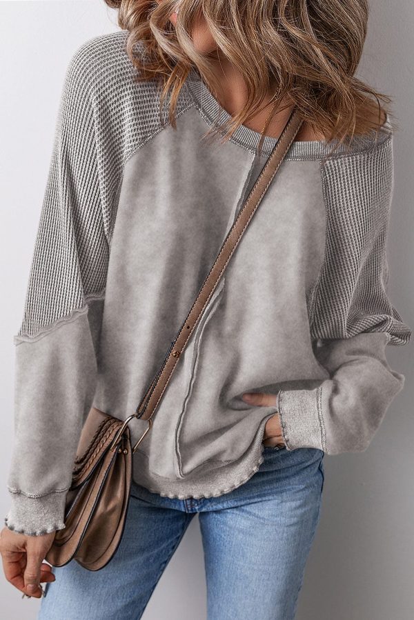 Max Exposed Seam Sweatshirt | DROPSHIP Sale - Image 5