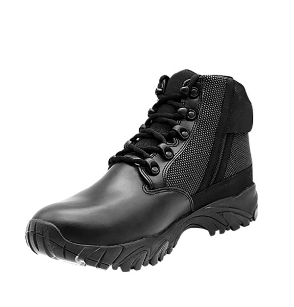 ALTAI Black Tactical Waterproof Side Zip 6  Boots (MFT100-ZS) on Sale