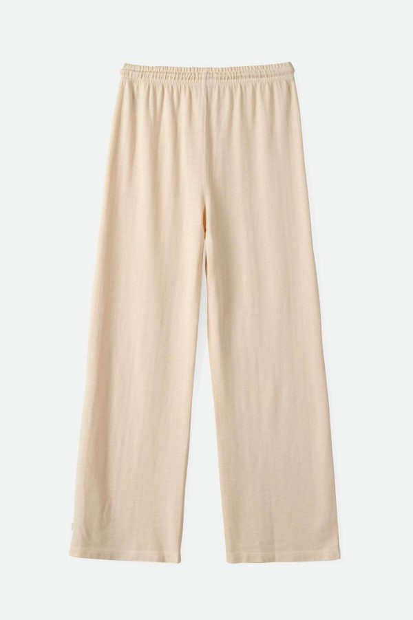 Carefree Organic Garment Dye Lounge Pant - White Smoke Hot on Sale - Image 5