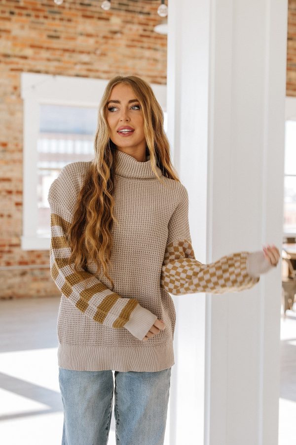 Alyssa Mixed Print Sweater Online - Image 3
