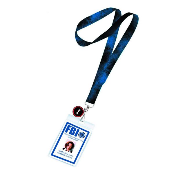The X-Files Dana Scully ID Lanyard with Charm on Sale - Image 2