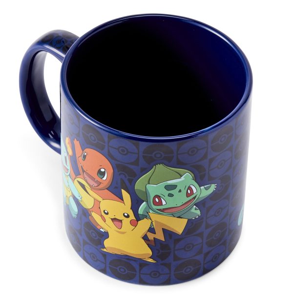 Pokémon Original Generation One Starters Coffee Mug | Features Pikachu & More For Discount - Image 4