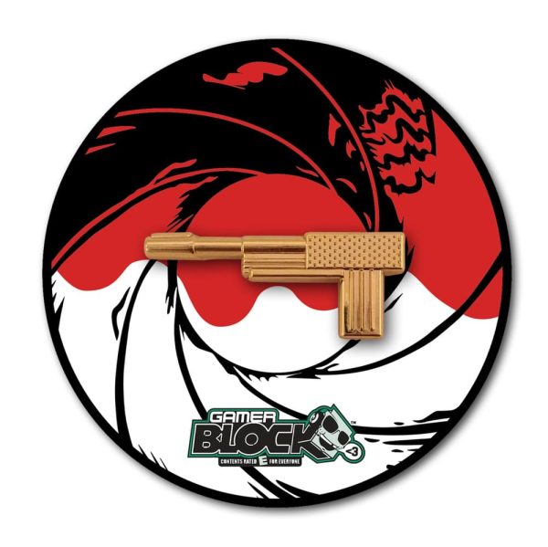James Bond GoldenEye 007 Golden Gun Collector Pin For Cheap - Image 2