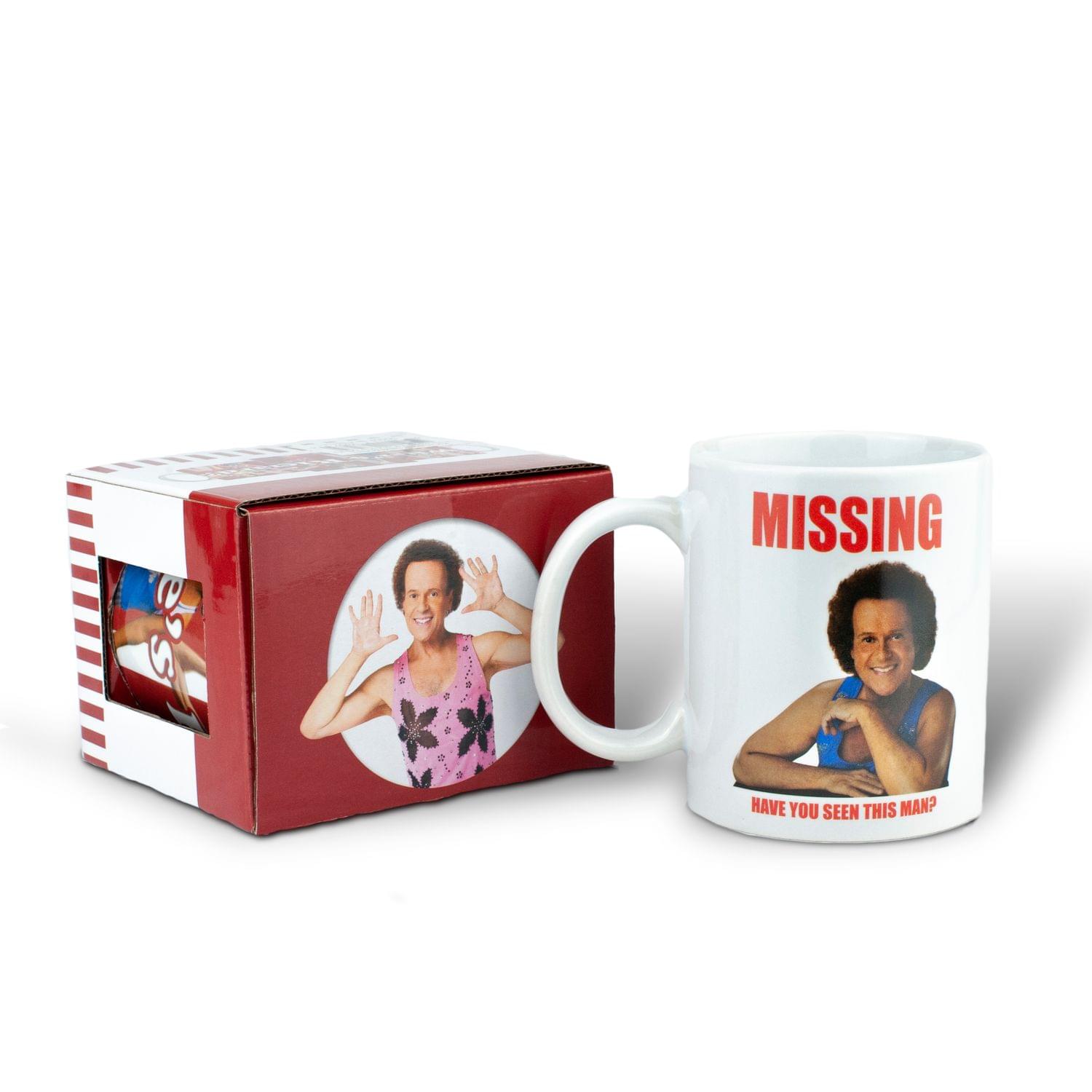 Richard Simmons Costume | Richard Simmons Have You Seen This Man Mug | 11 Ounces For Sale