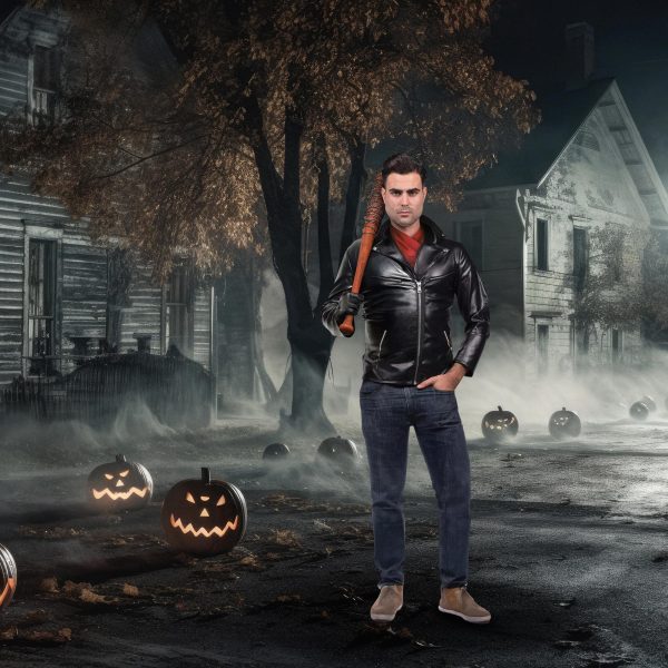 Walking Dead Negan Adult Costume Sale - Image 3