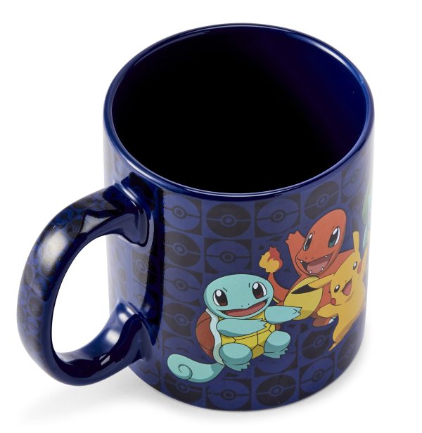 Pokémon Original Generation One Starters Coffee Mug | Features Pikachu & More For Discount - Image 3