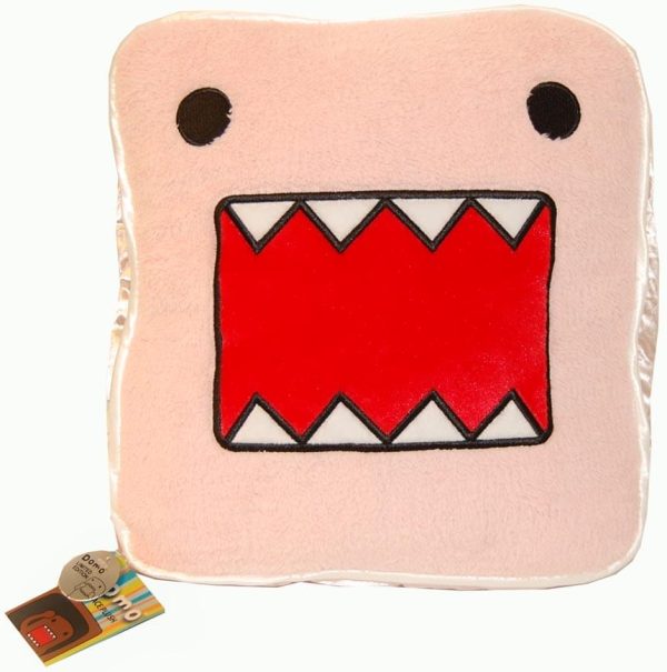 Domo Pink Face 12  Plush Pillow Supply