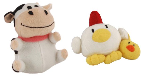Harvest Moon Tree Of Tranquility Plush Set of 2 with Cow and Chicken Online Hot Sale