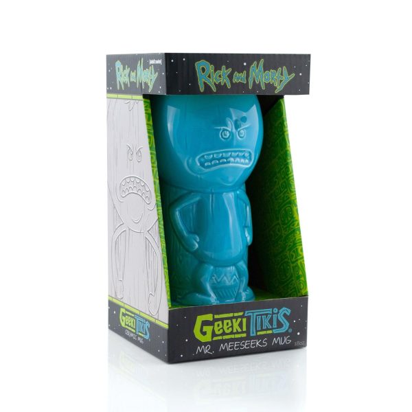 Geeki Tikis Rick & Morty Mr. Meeseeks | Ceramic Tiki Style Mug | Holds 18 Ounces Fashion - Image 4