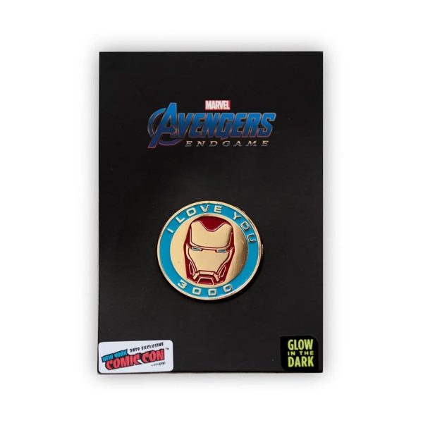 Marvel Avengers: Endgame Iron Man Exclusive Collector Pin |  I Love You 3000  Sale - Image 2
