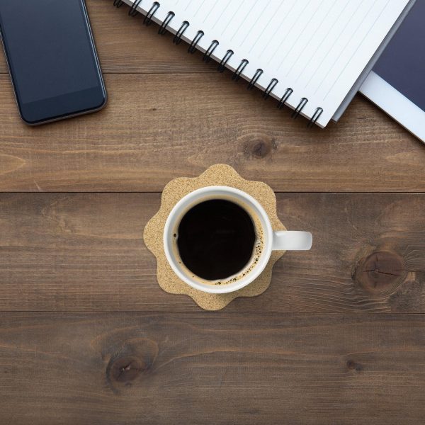 Single Retro Cork Drink Coaster - Daisies Cheap - Image 2
