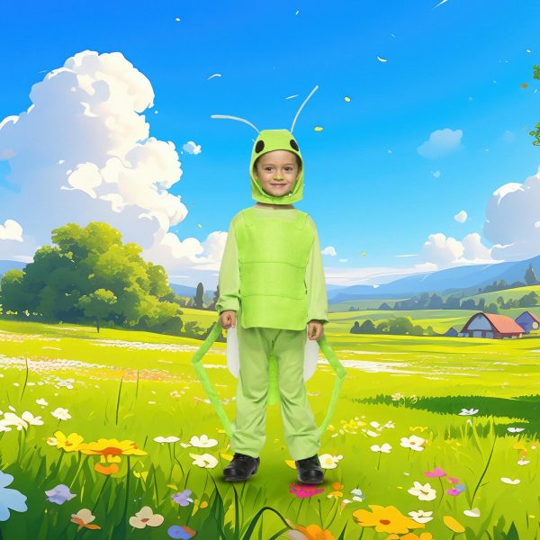 Flying Grasshopper Child Costume Fashion - Image 3